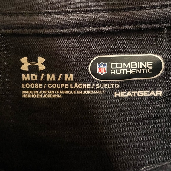 *SOLD* Quarter Zip New Orleans Saints Jacket, Medium - Picture 3 of 3